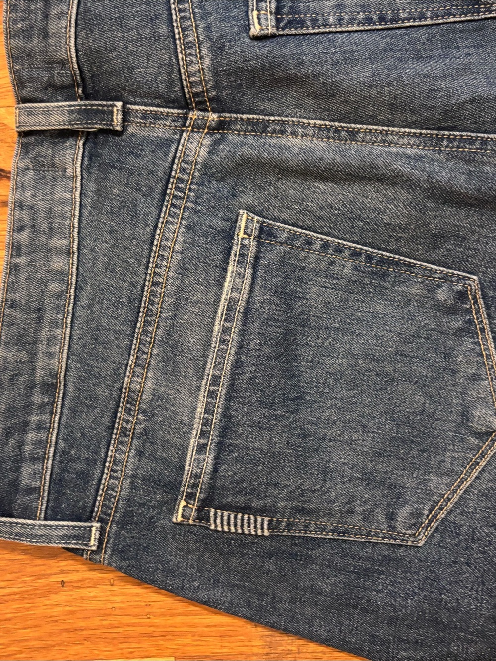 PAIGE Medium Blue Wide Leg Jeans - Picture 10 of 12